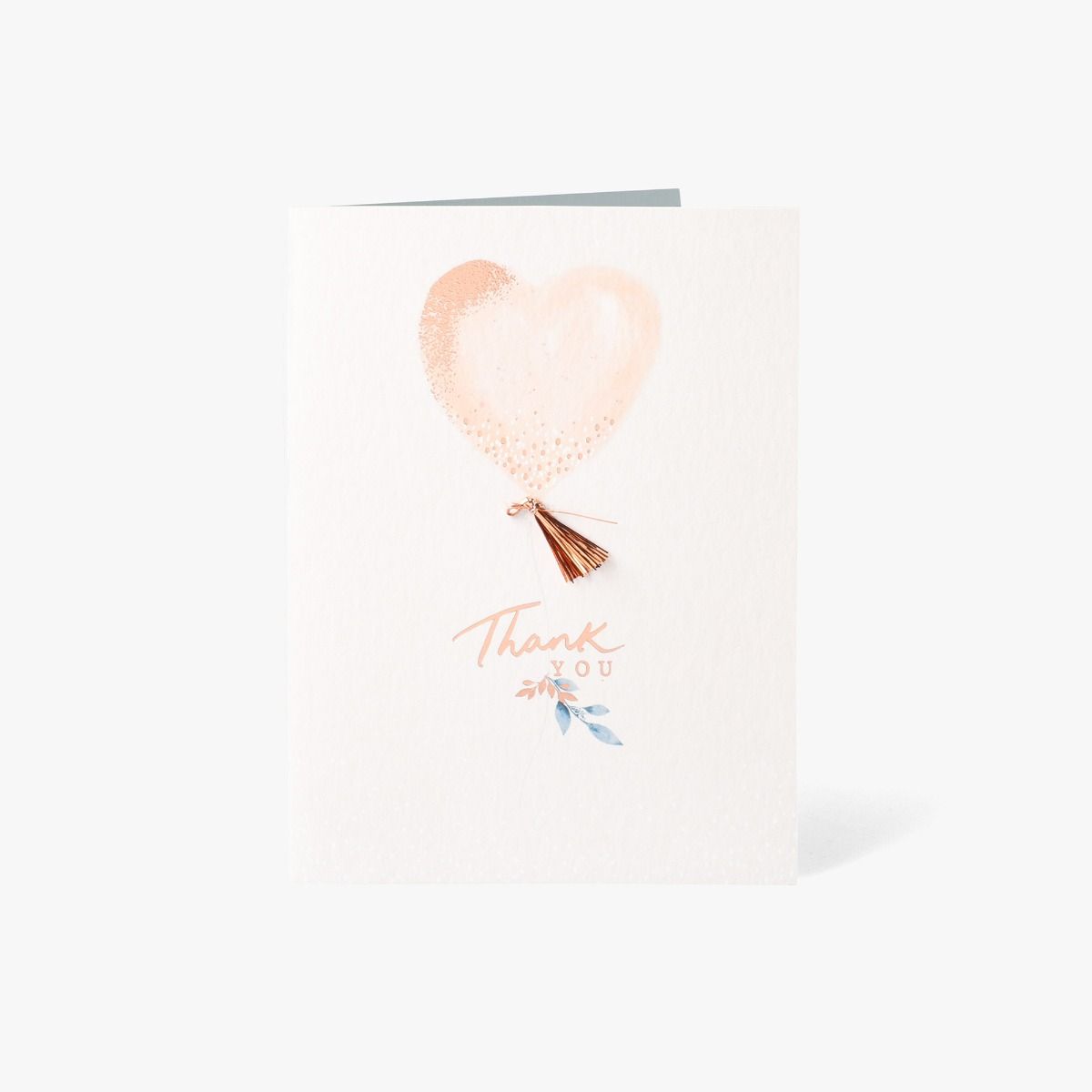 Kort Heart Balloon Thank You