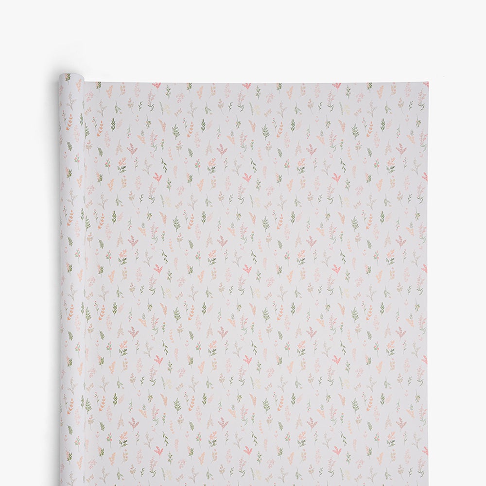 Gavepapir 3m Floral Sprigs