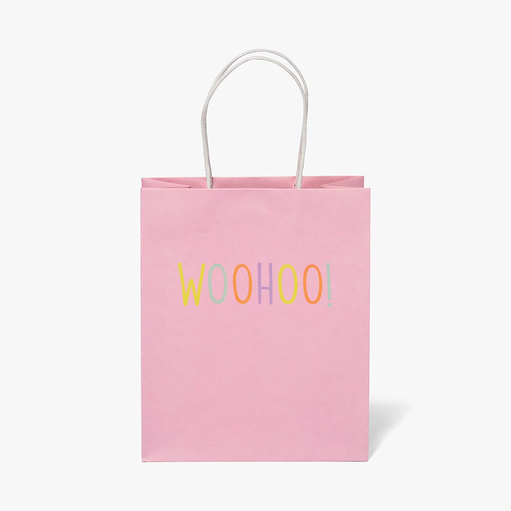 Gavepose Kraft Rosa Woohoo M