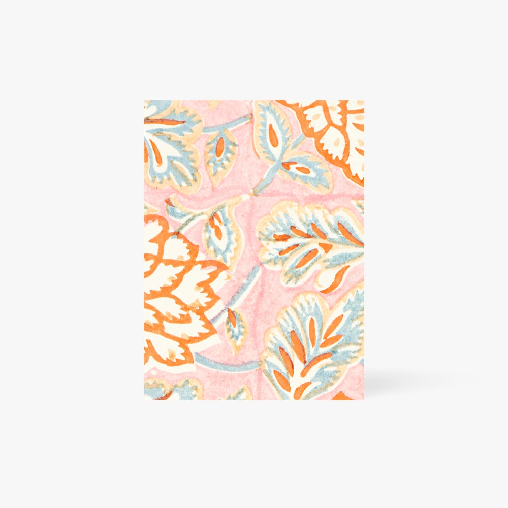 Kort Pink Blue Floral