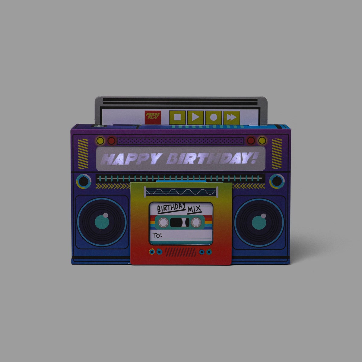 Kort Birthday Boom Box