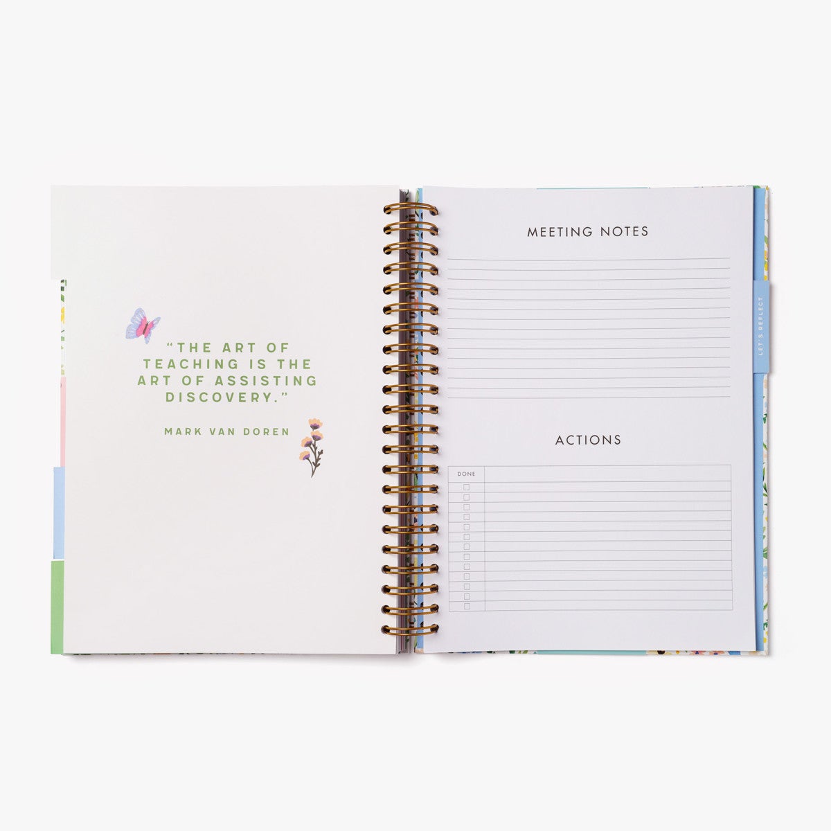 Teacher Planner A4 Floral Wiro