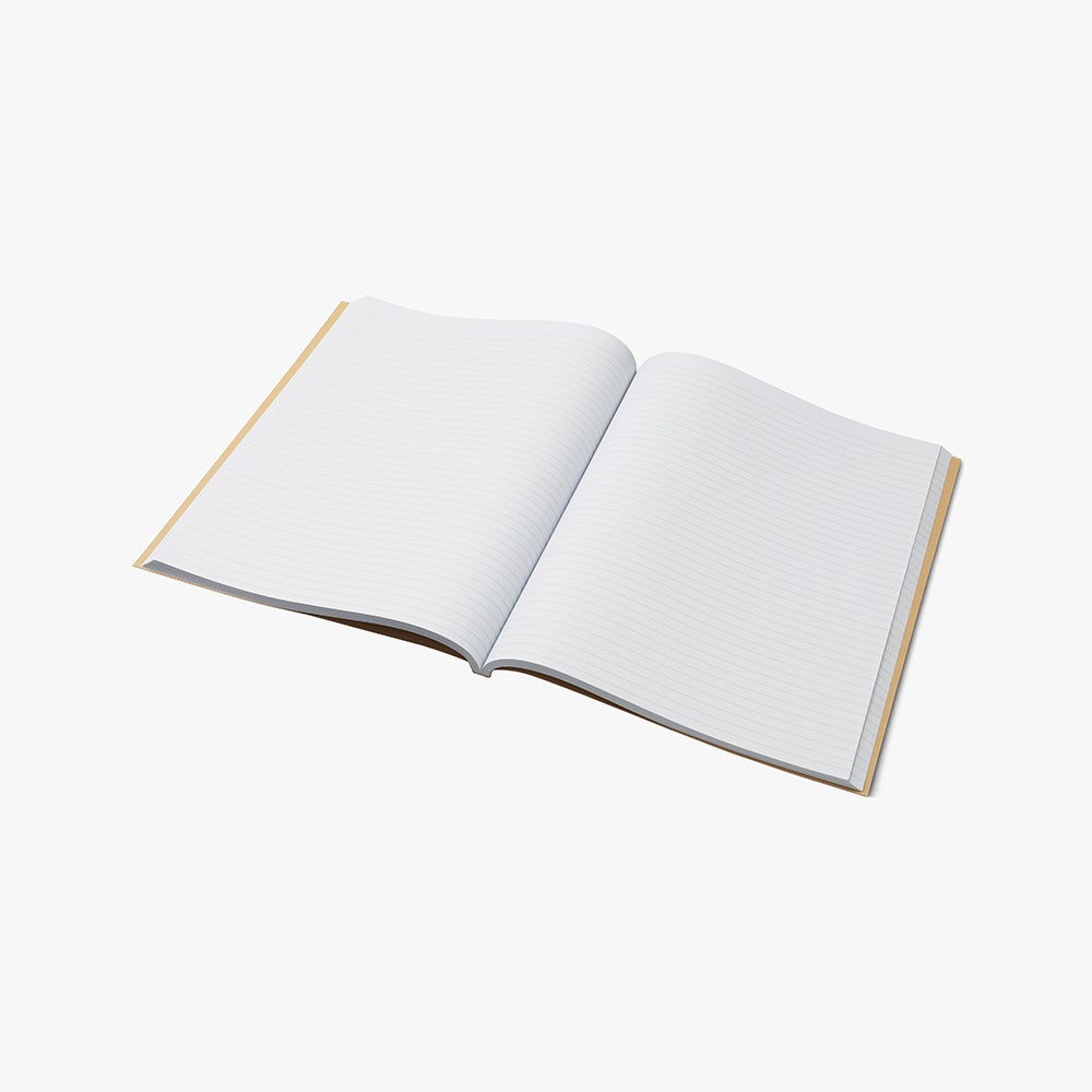 Notatbok Kraft Magazine Spot White