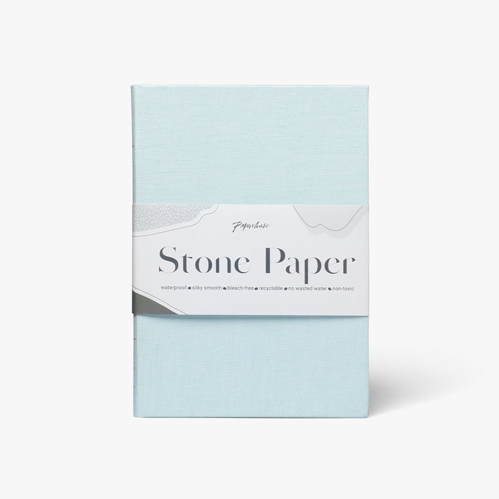Notatbok Stone Linen A5 Mint