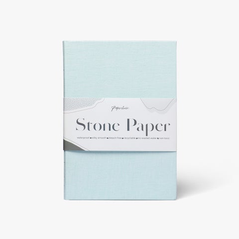 Notatbok Stone Linen A5 Mint