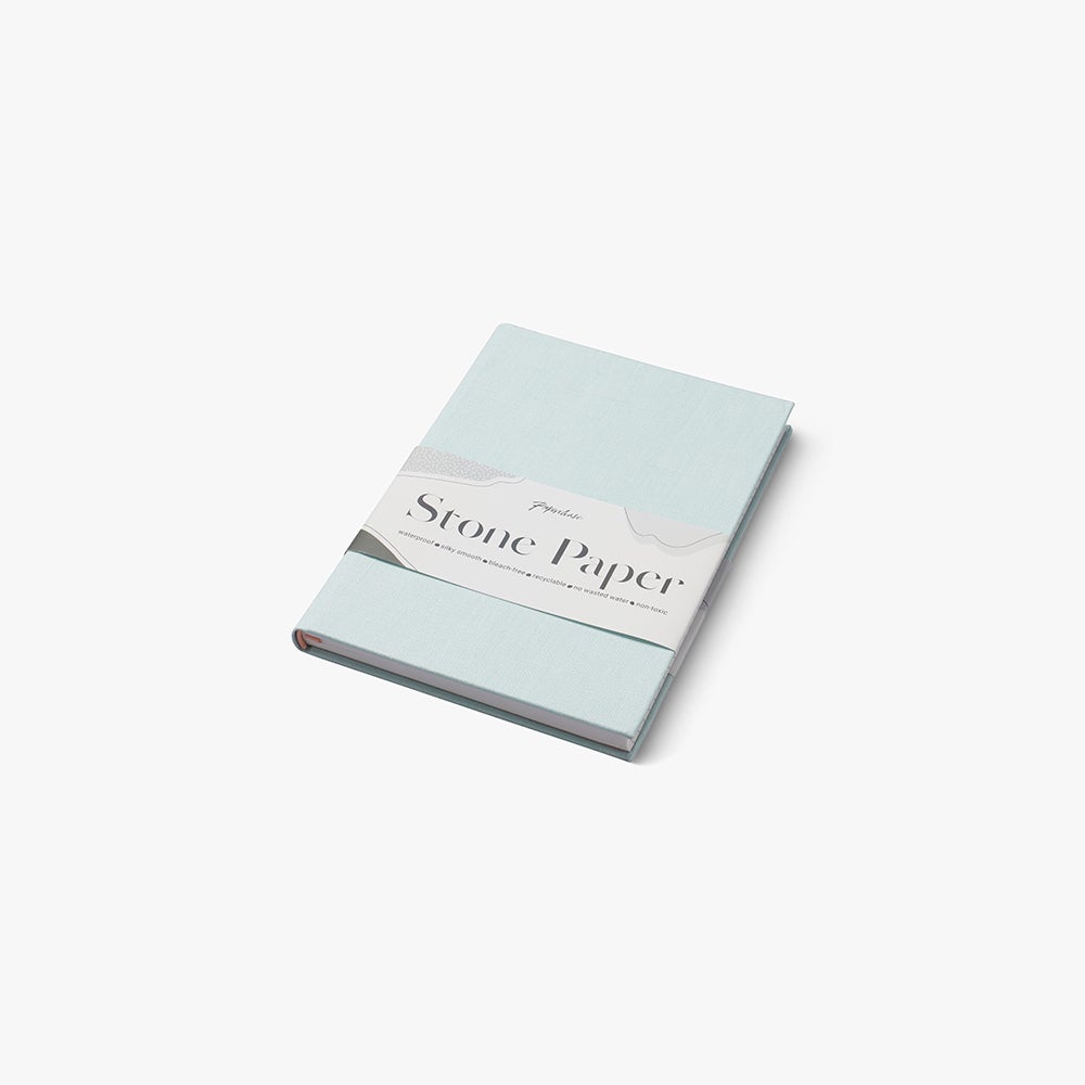 Notatbok Stone Linen A5 Mint