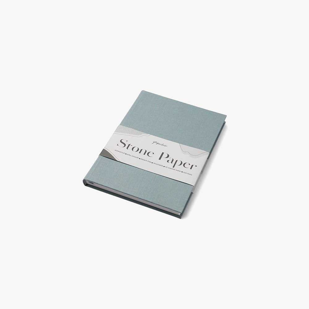 Notatbok Stone Linen A5 Blue