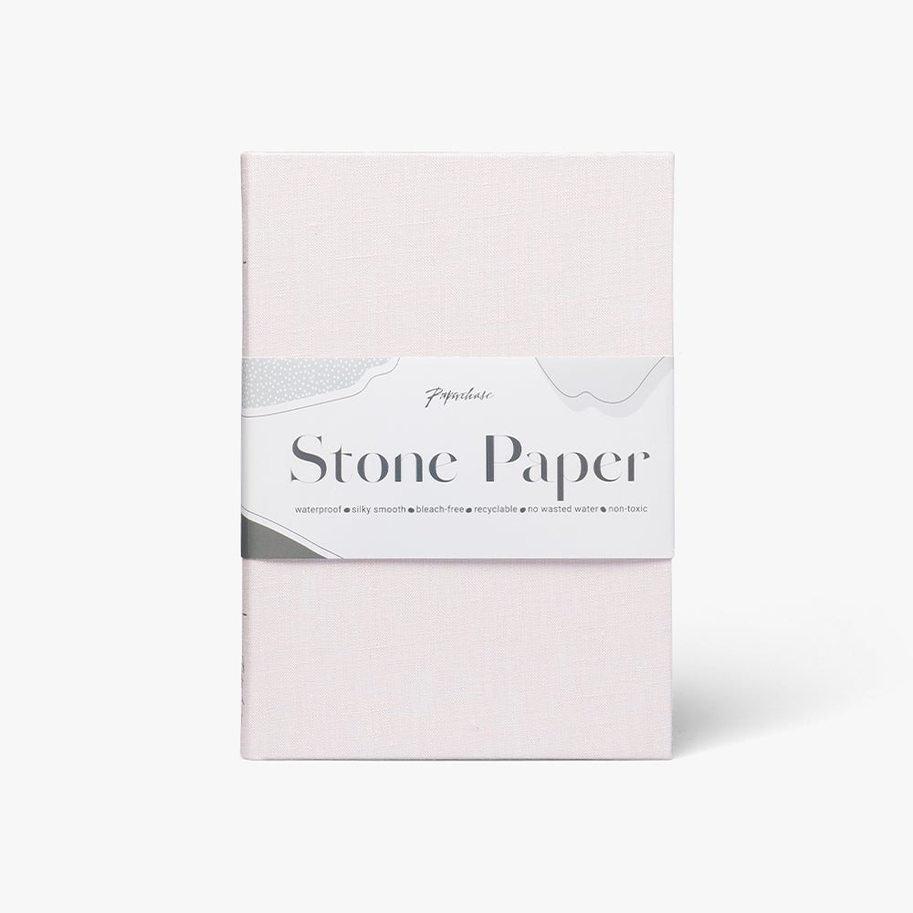 Notatbok Stone Linen A5 Coral