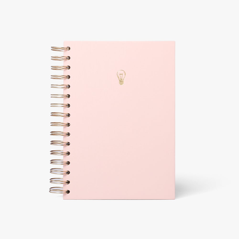 Notatbok Icons Wiro A5 Bulb Pink
