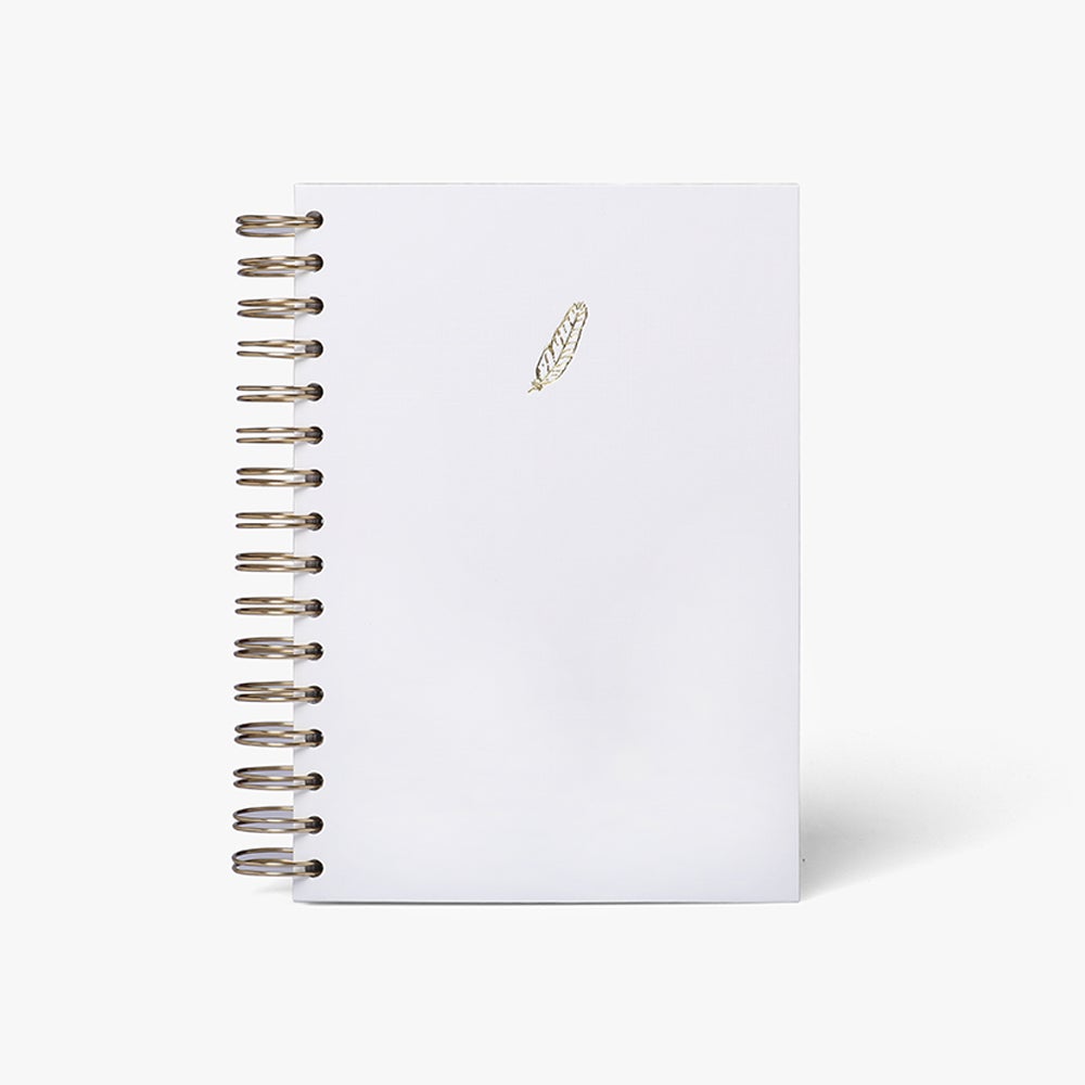 Notatbok Icons Wiro A5 Feather White