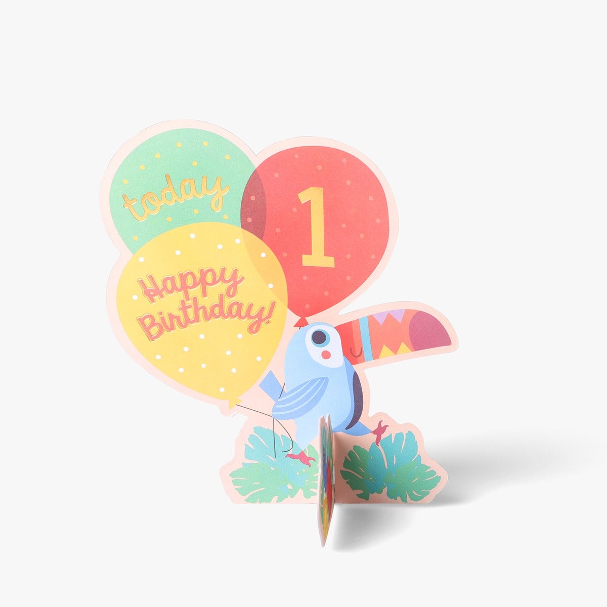 Kort Toucan Stand Up 1 År