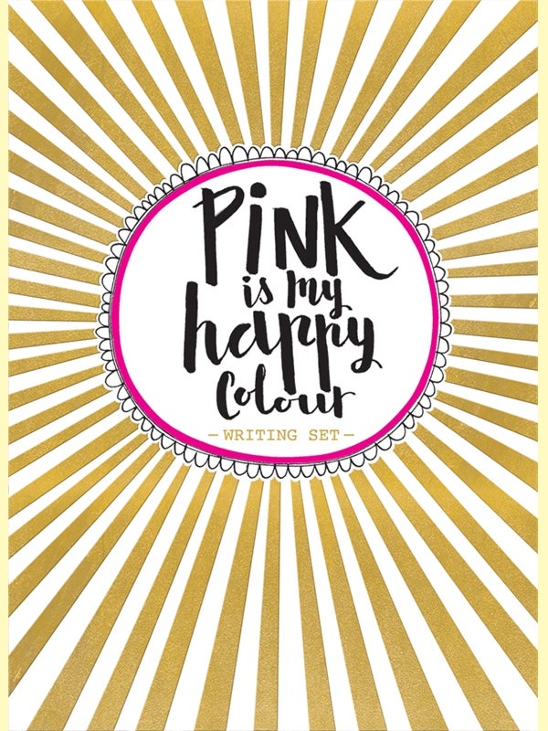 Brevsett for barn m(klistremerker Happy Colour