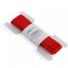 Silkebånd Satin Hank 235 Poppy Red