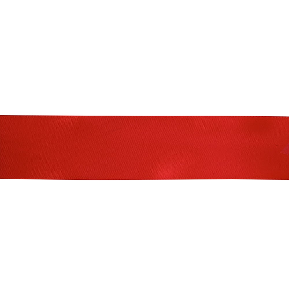 Gavebånd Wide Poppy Red Satin 5m