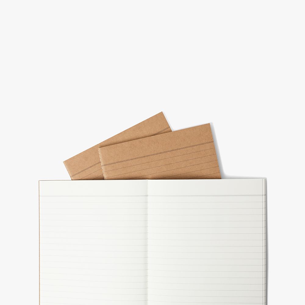Notatbøker Kraft A5 Slim Linjert 3pk