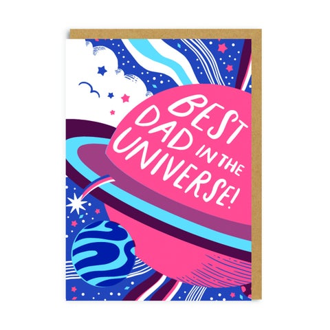 Kort Farsdag Best Dad Universe