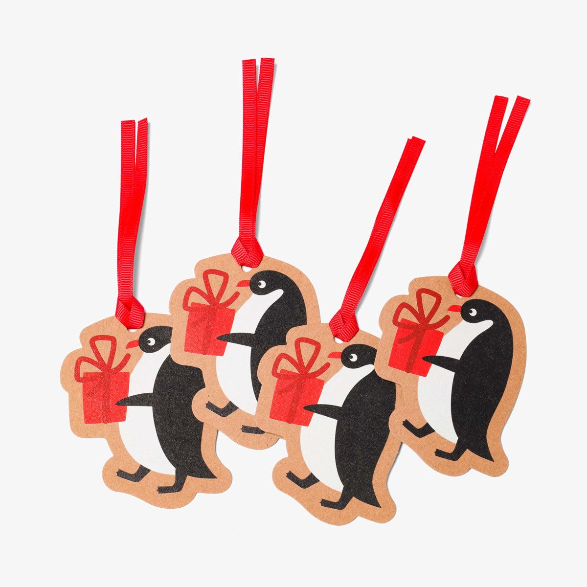Gavemerkelapper Wrapped up Penguins 20pk