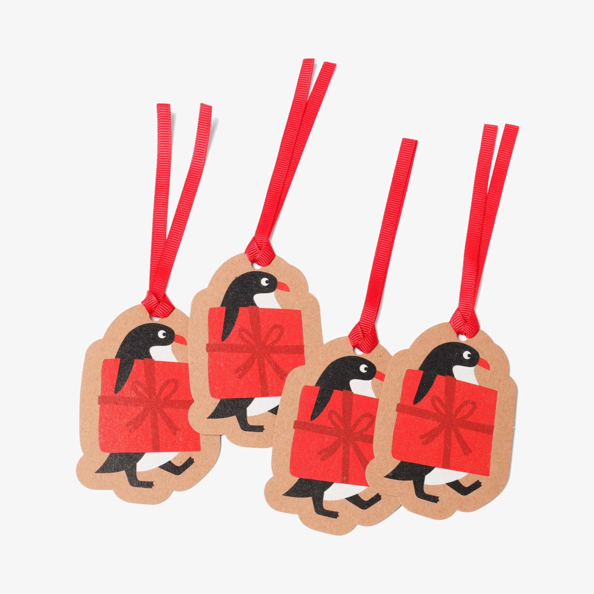 Gavemerkelapper Wrapped up Penguins 20pk