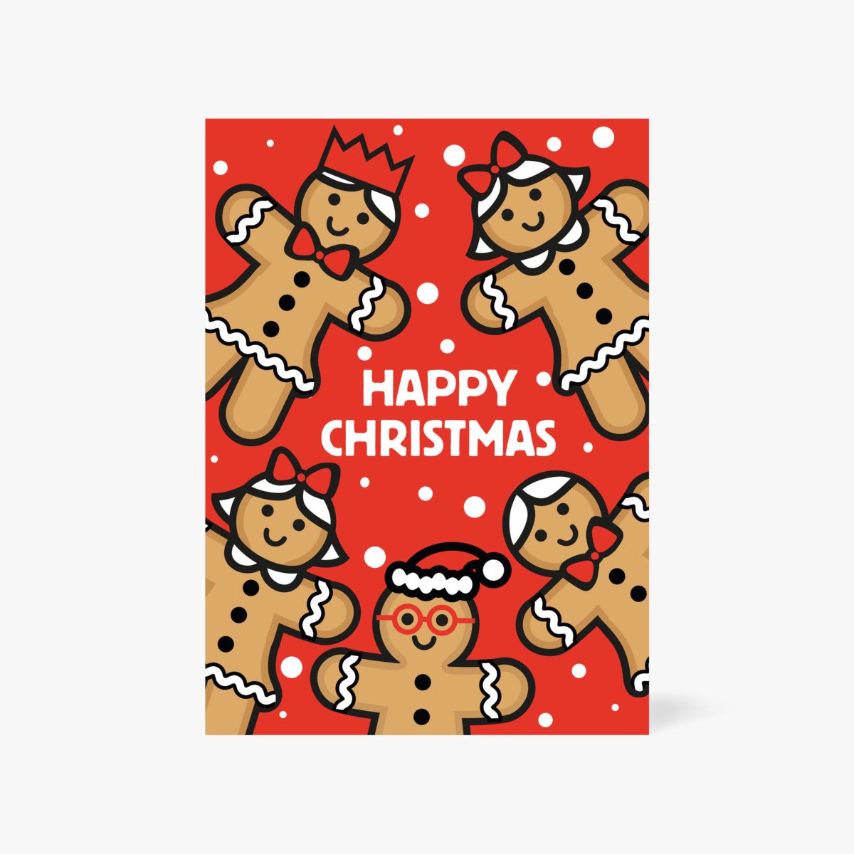 Julekort Gingerbread 8pk