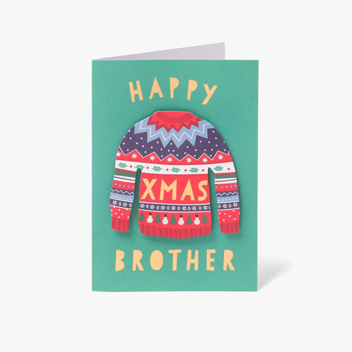 Julekort Brother Christmas Jumper