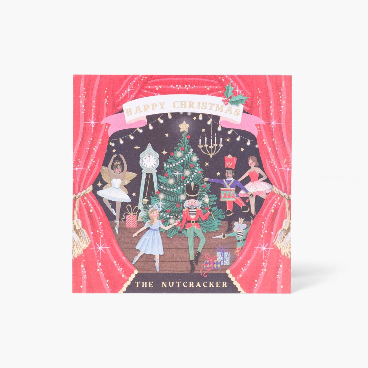 Julekort Nutcracker Theatre Scene 6pk