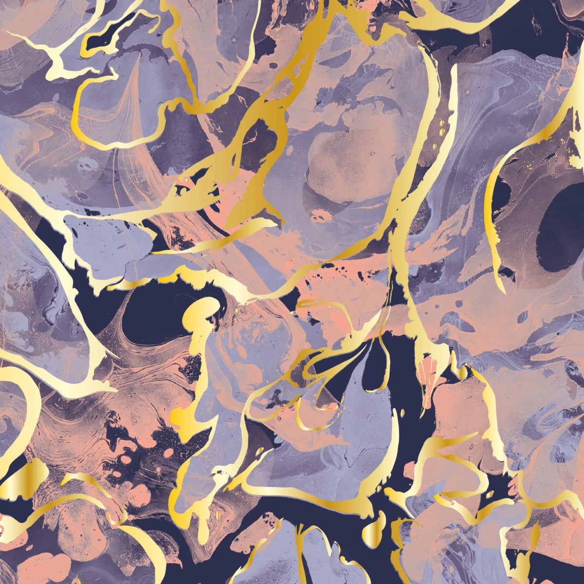 Gavepapir 3m Purple Pink Marble