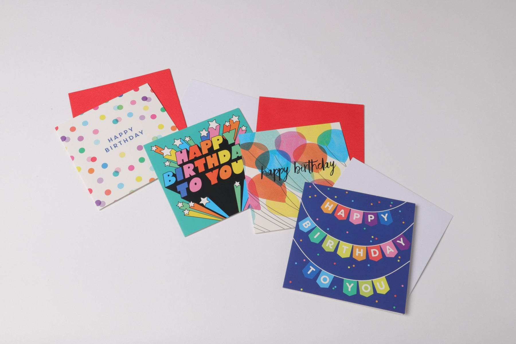 Kortpakke Multi Birthday 16pk