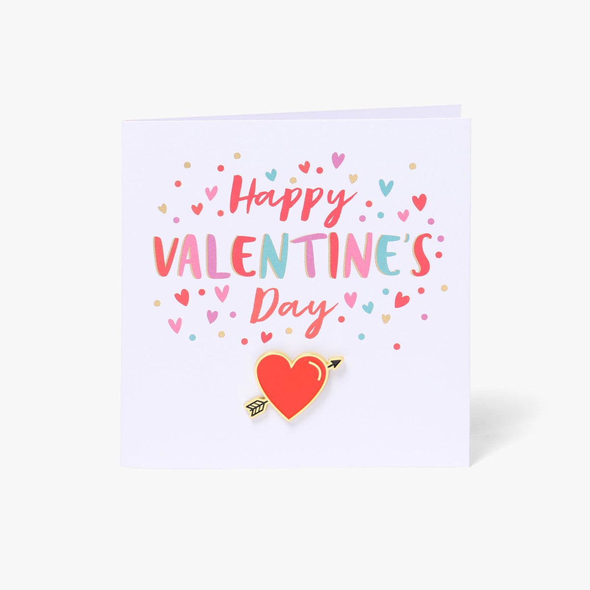 Kort Valentines Day Pin Badge