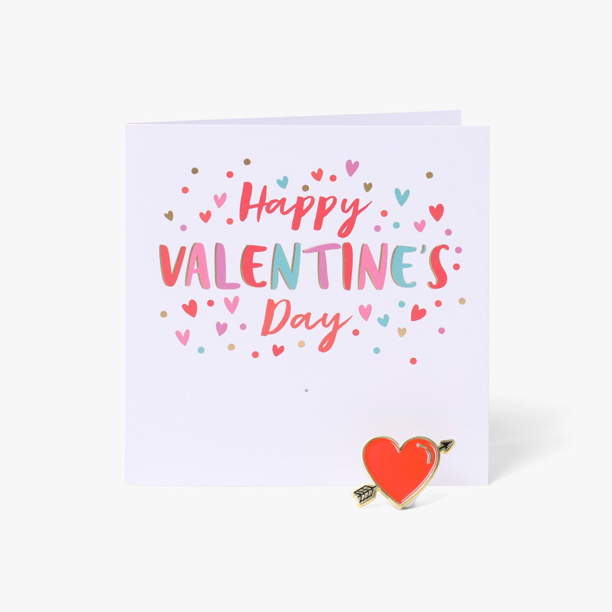 Kort Valentines Day Pin Badge