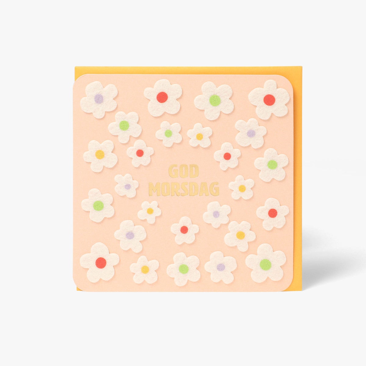 Kort Morsdag Felt Flowers
