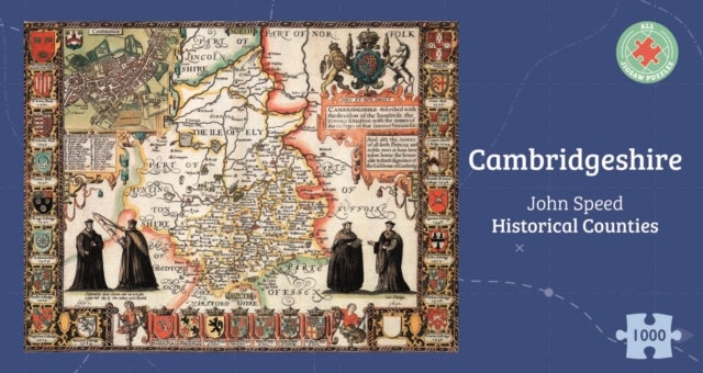 Bilde av Cambridgeshire Historical 1610 Map 1000 Piece Puzzle