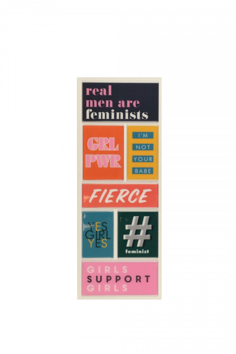 Stickers Fierce Slogan Slim