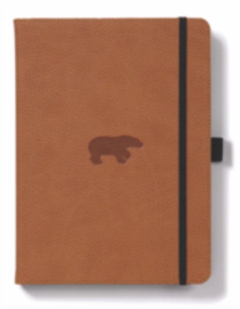 Dingbats A5+ Wildlife Brown Bear Notebook - Lined