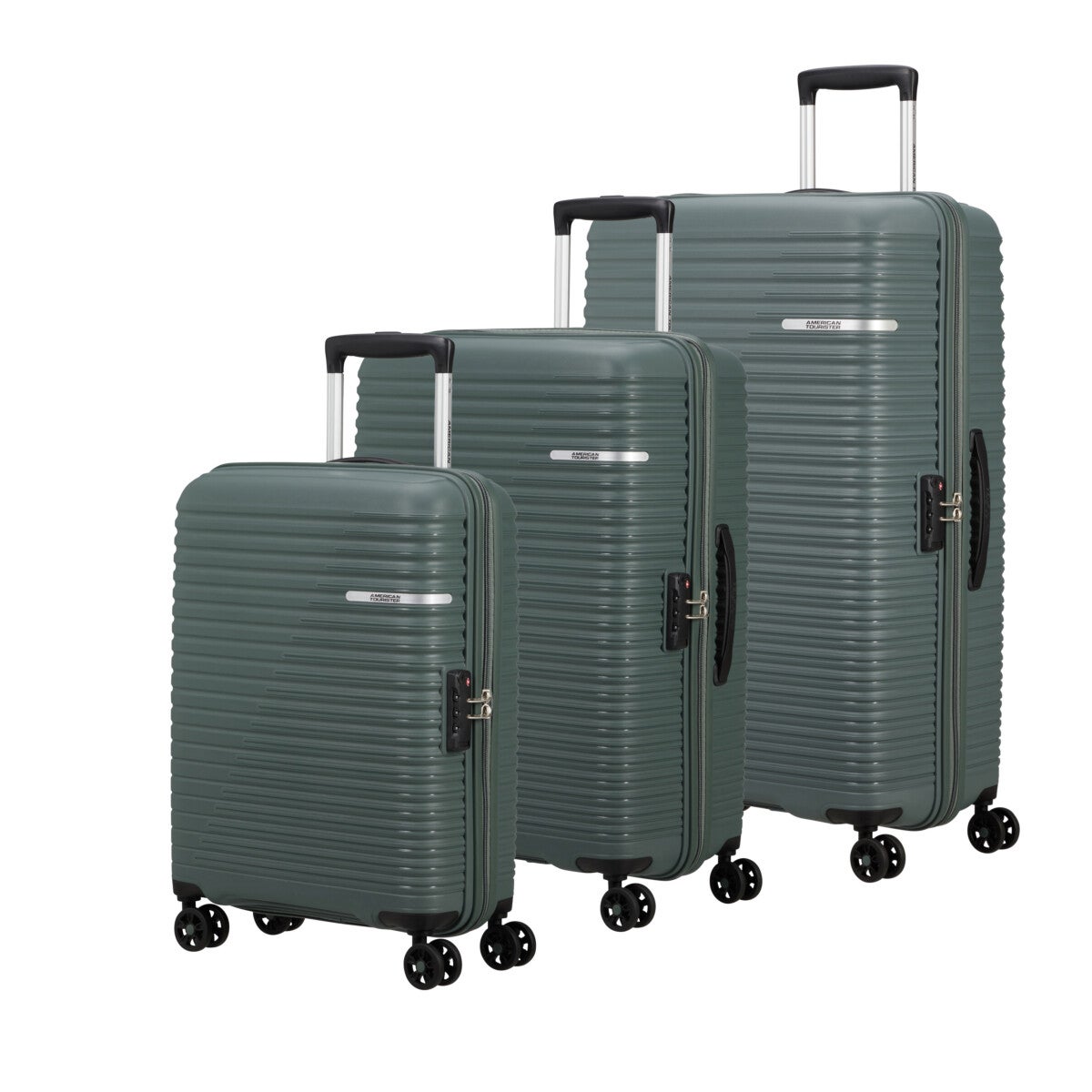 Koffertsett Liftoff Dark Olive - American Tourister