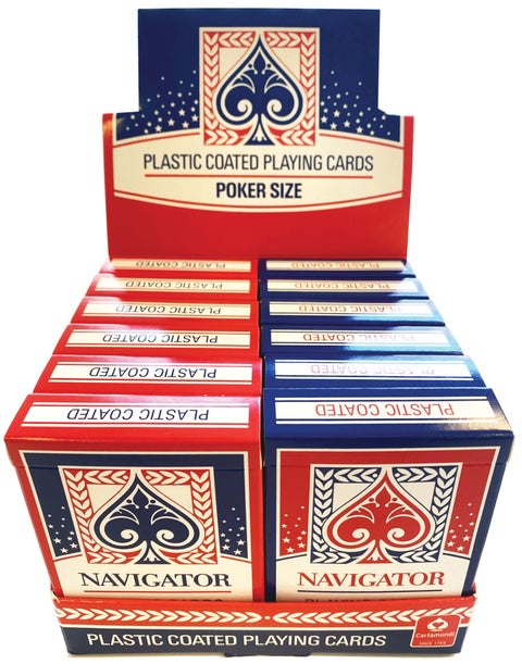 Spillkort Navigator Rød Blå