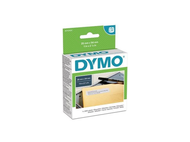 Etikett Dymo retur 25x54mm(500)