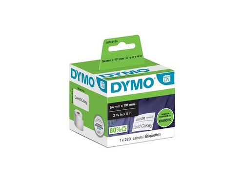 Etikett Dymo Frakt/Navnskilt(220)