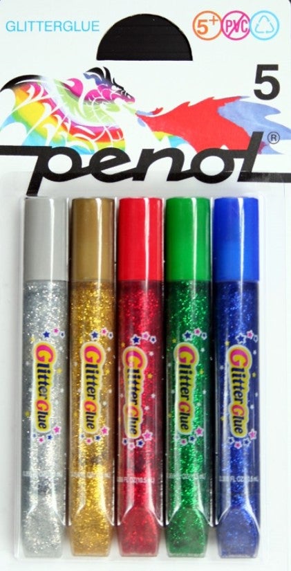 Glitterlim Penol 5 Farger