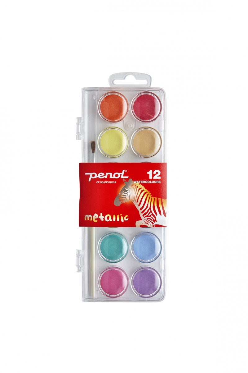 Maleskrin Penol 12 Stk Plastlokk Metalli