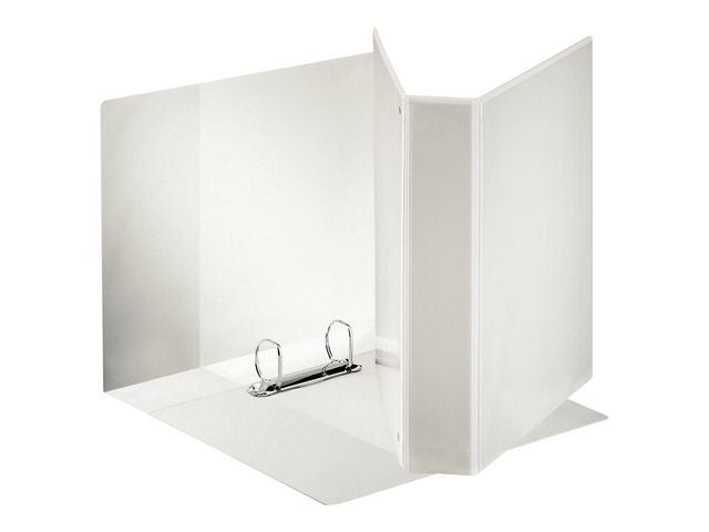 Innstikkperm A4+ 2dr/50mm m/3lommer hvit