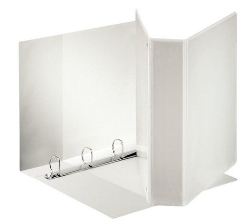 Innstikkperm A4+ 4Dr/60Mm M/3Lommer Hvit