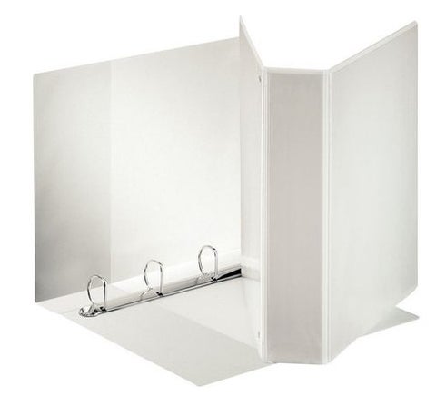 Innstikkperm A4+ 4Dr/60Mm M/3Lommer Hvit