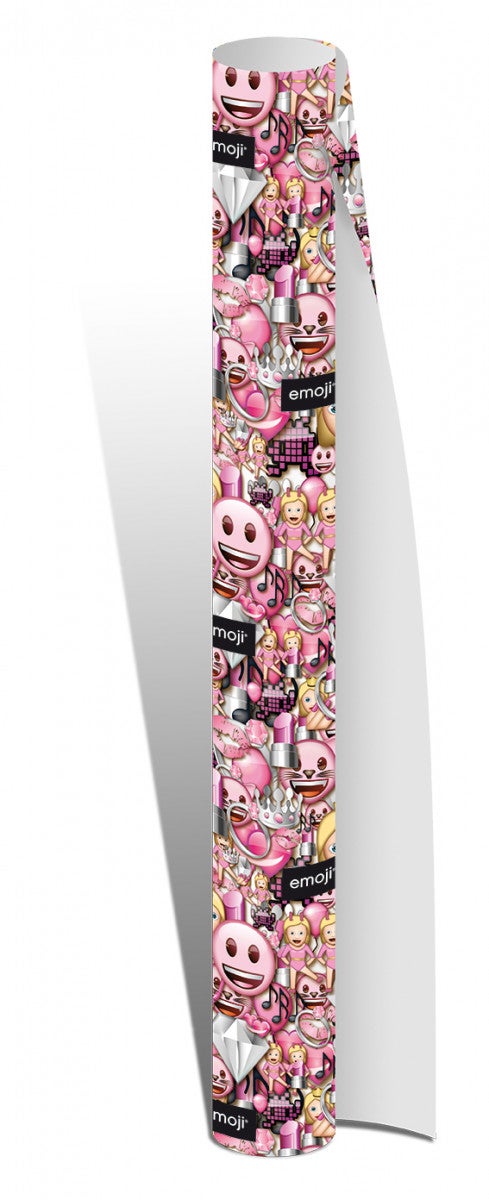 Bokbind 70 x 200 cm Emoji Pink