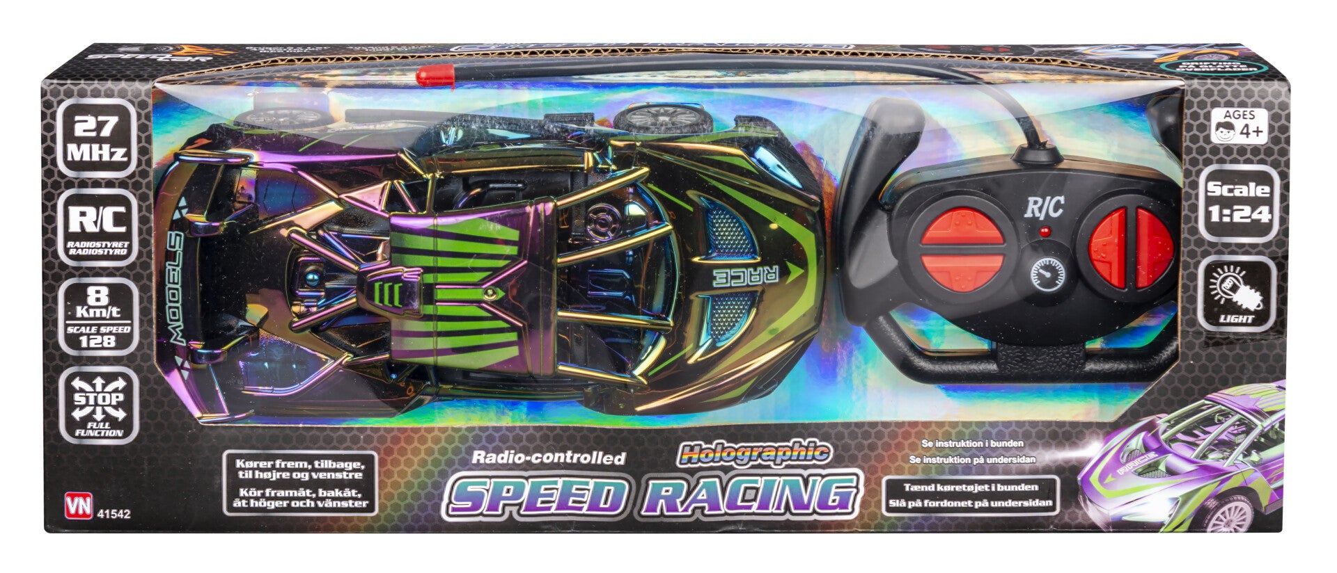 RC Speed Shining Racer. Bruker 5 x AAa Ikke Inkl