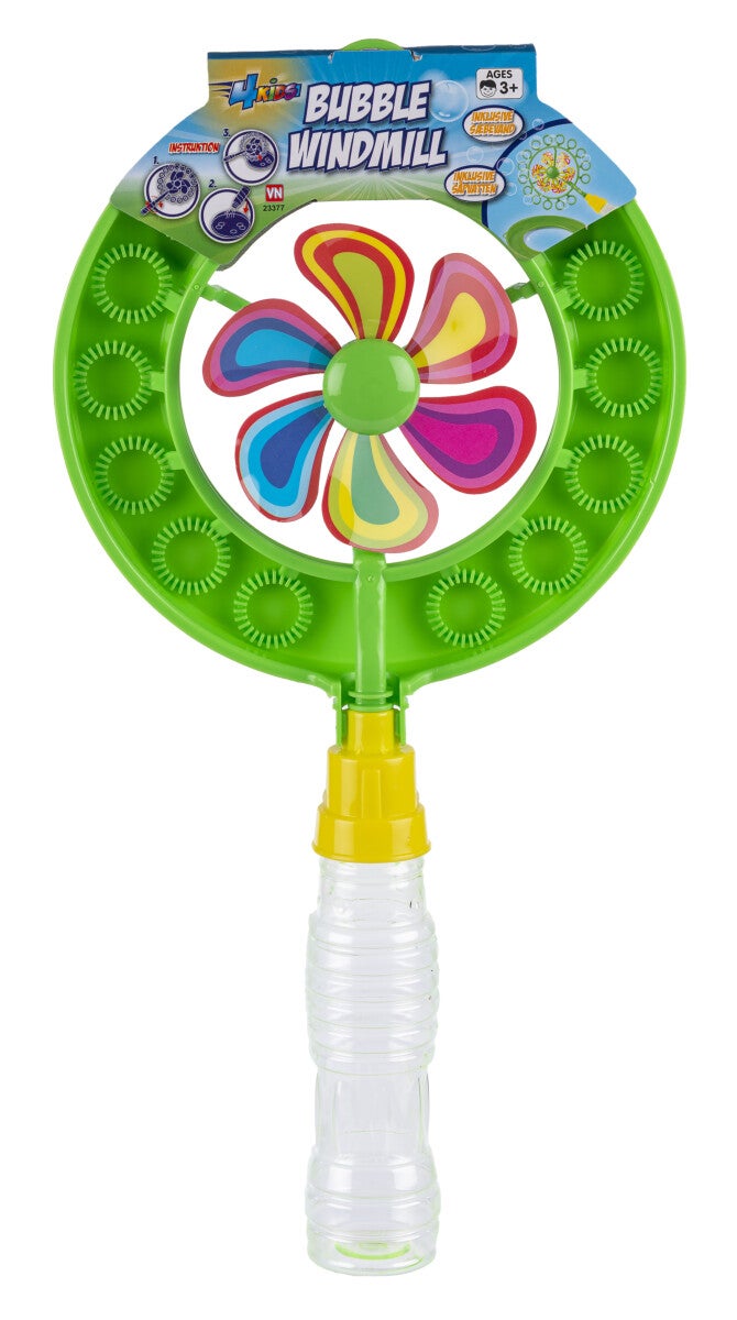 Vindmølle m/såpebobler
