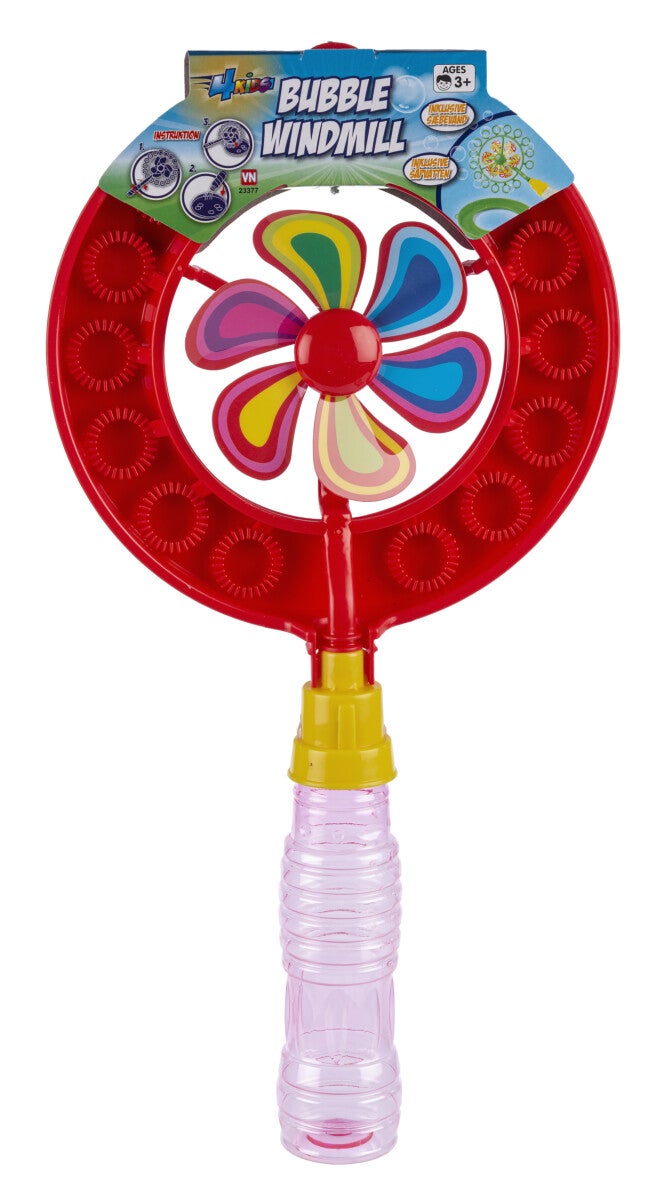 Vindmølle m/såpebobler