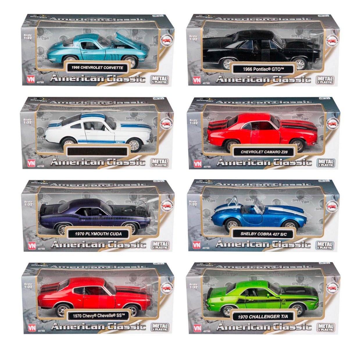 Muskelbil Lisens 1:32 8