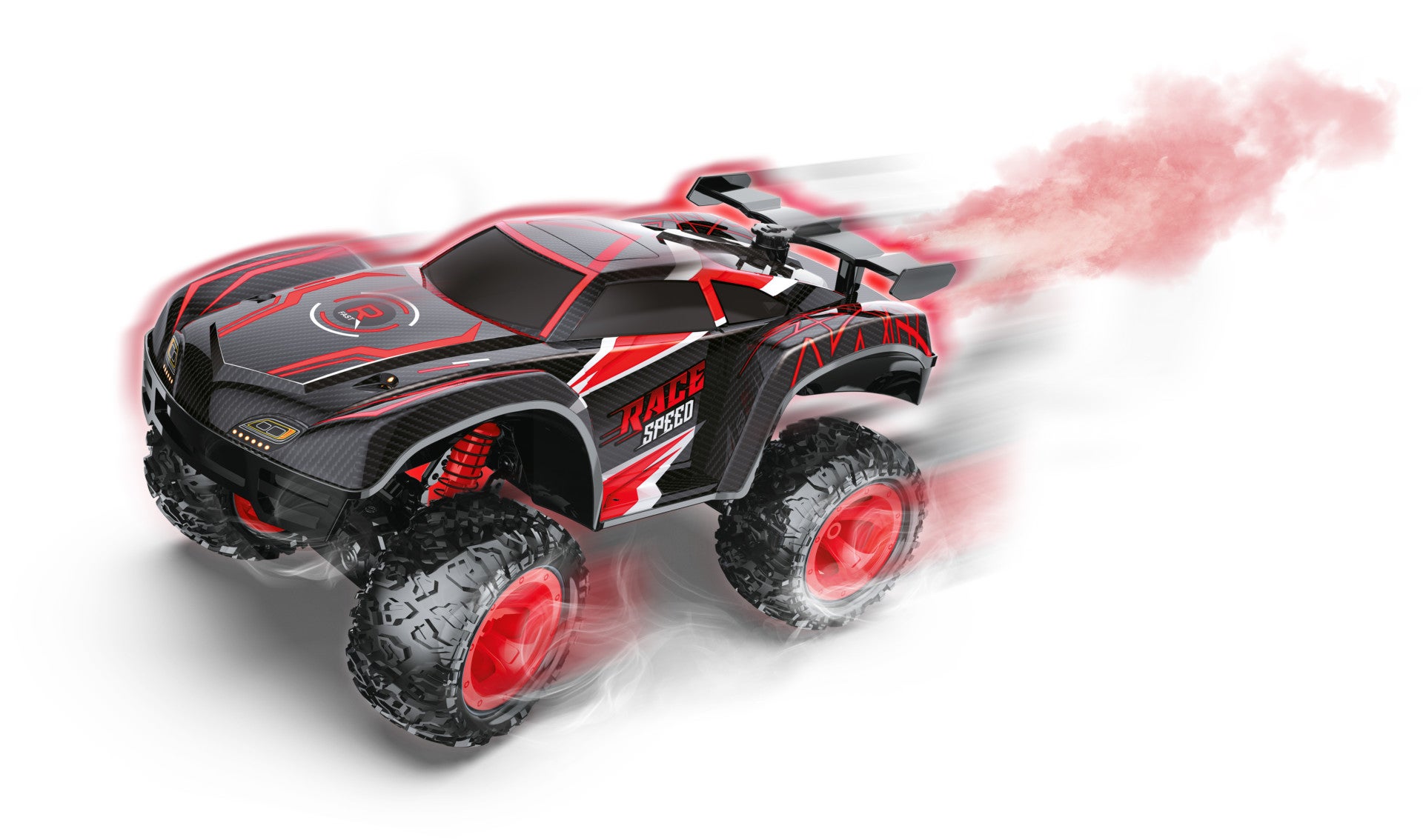 Fjernstyrt Bil m/damp og lys 1:12