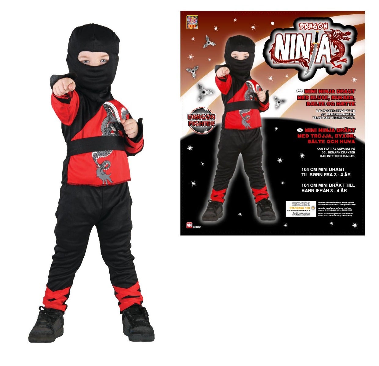 Utkledning Rio Mini Ninja 104cm