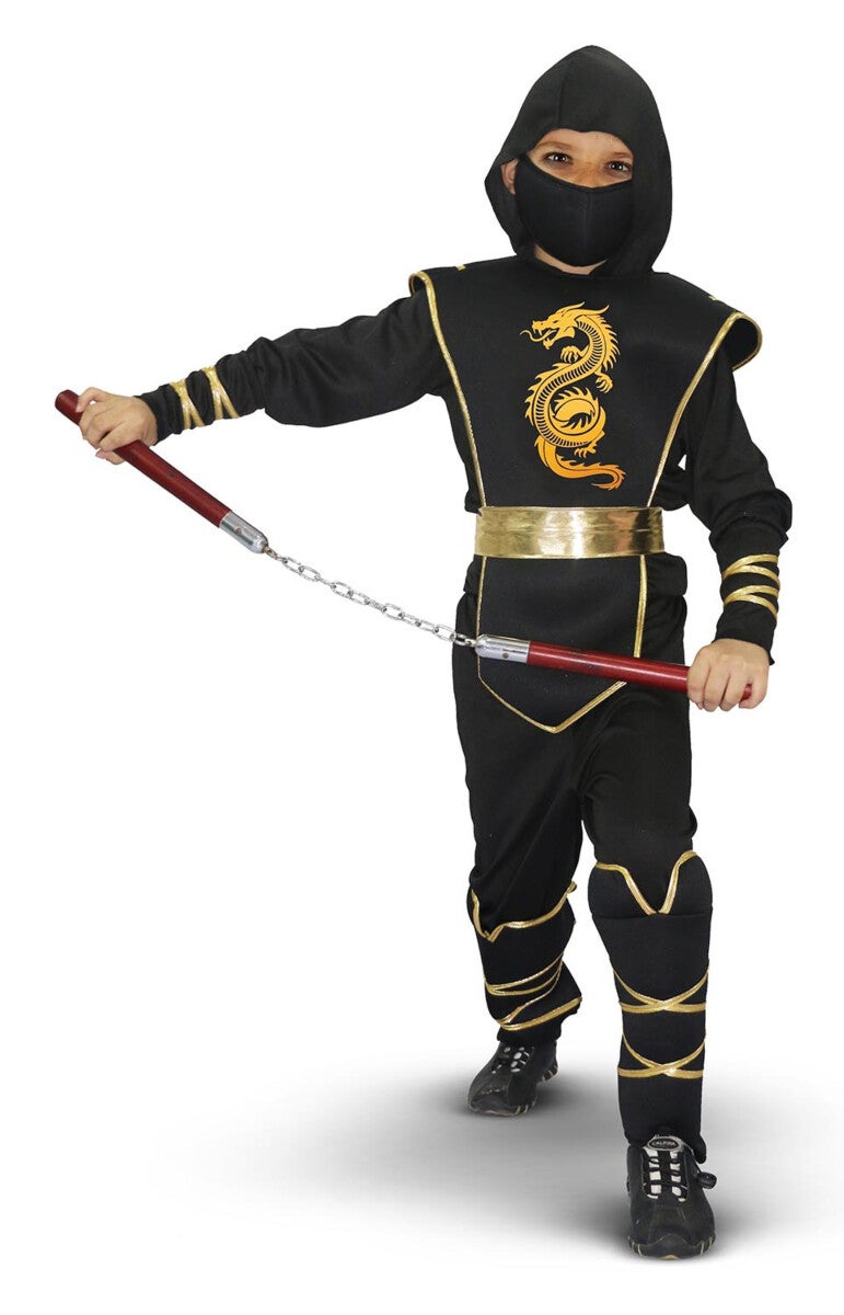 Rio Golden Ninja Drakt 120cm